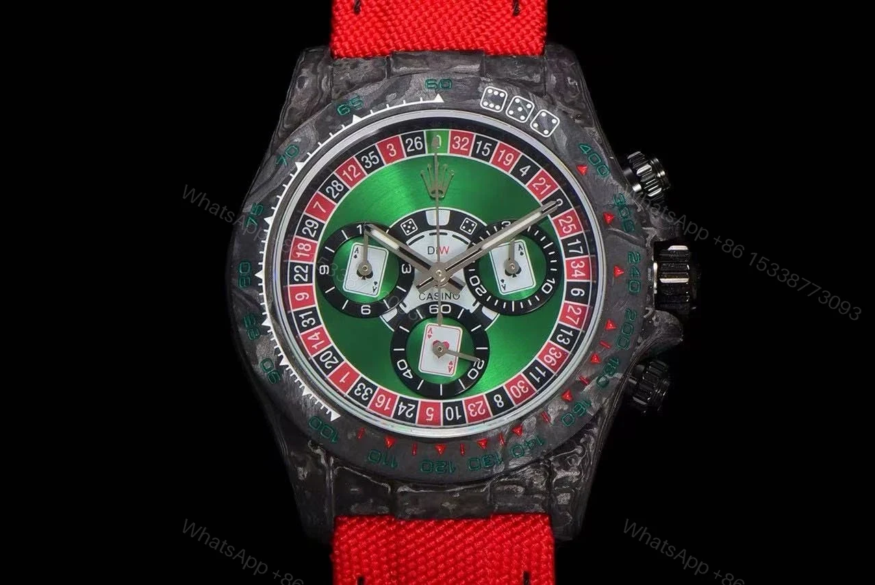 Replica DiW Rolex Daytona Lucky Player Carbon (Casino Edition) — view 1
