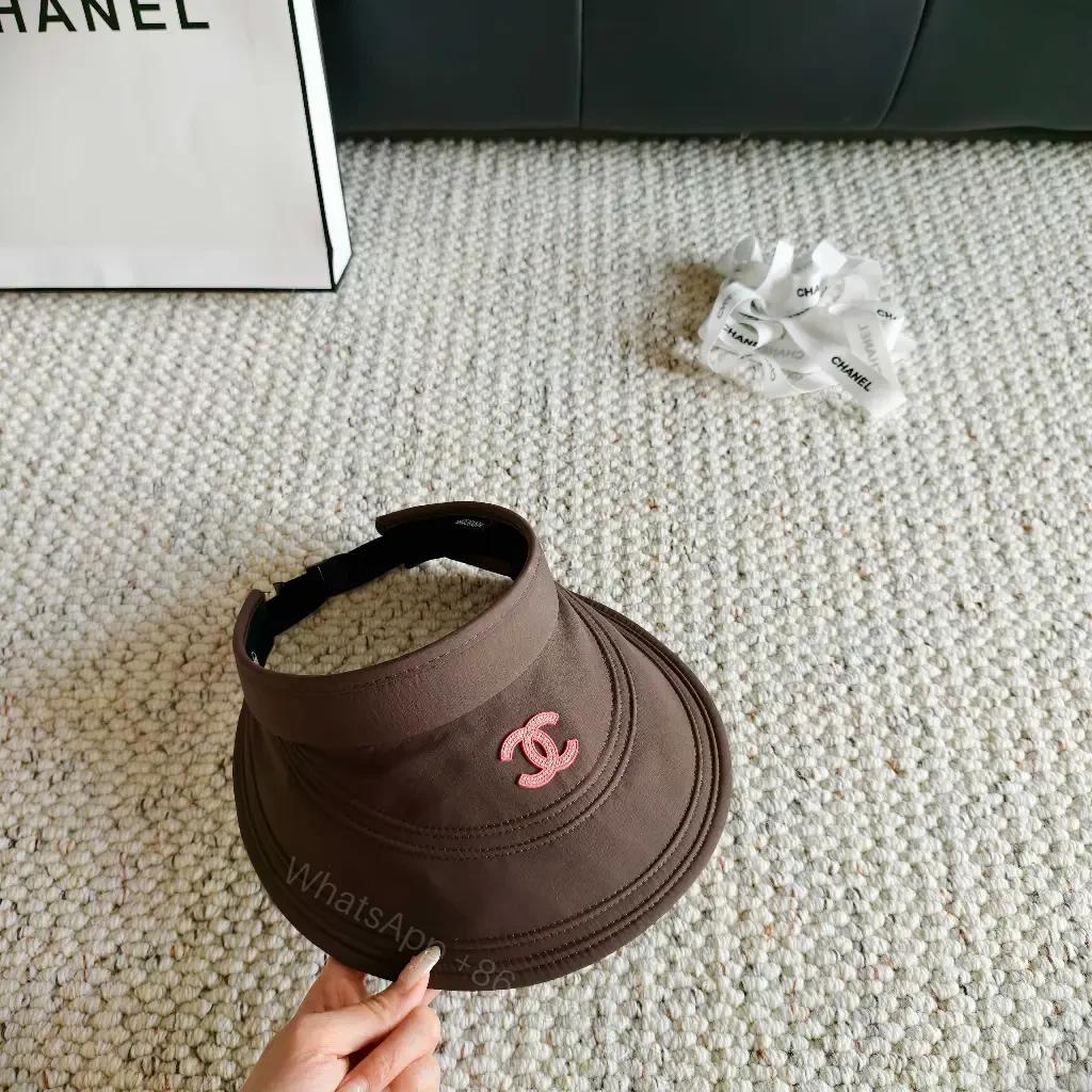 View 9 of Chocolate Brown Visor Cap: Sculpted Silhouette, All-Day Luxury