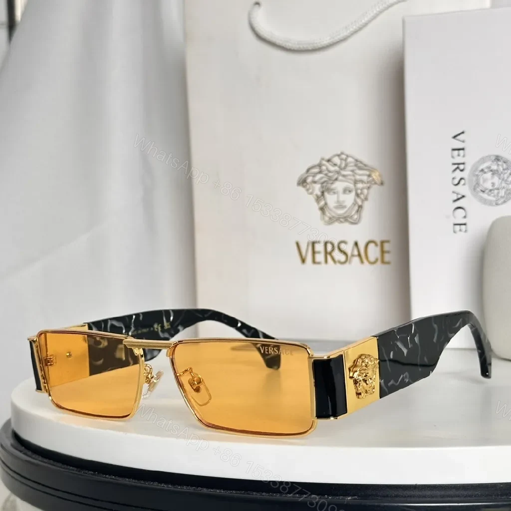 View 9 of Architectural Sunglasses: Gold Crest, Metal Frame, Luxe Urban Style, UV400 Protection