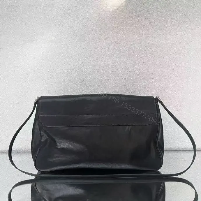 View 4 of Minimalist Pleat Flap Crossbody — Sleek Everyday Luxury Bag