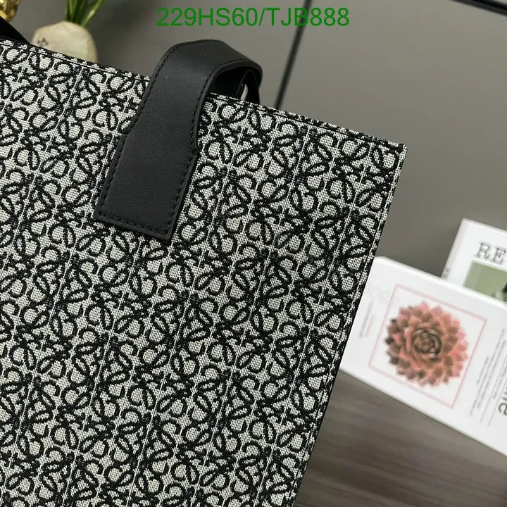 View 17 of Loewe Dark Grey Black Canvas and Cowhide Horizontal Tote IO955