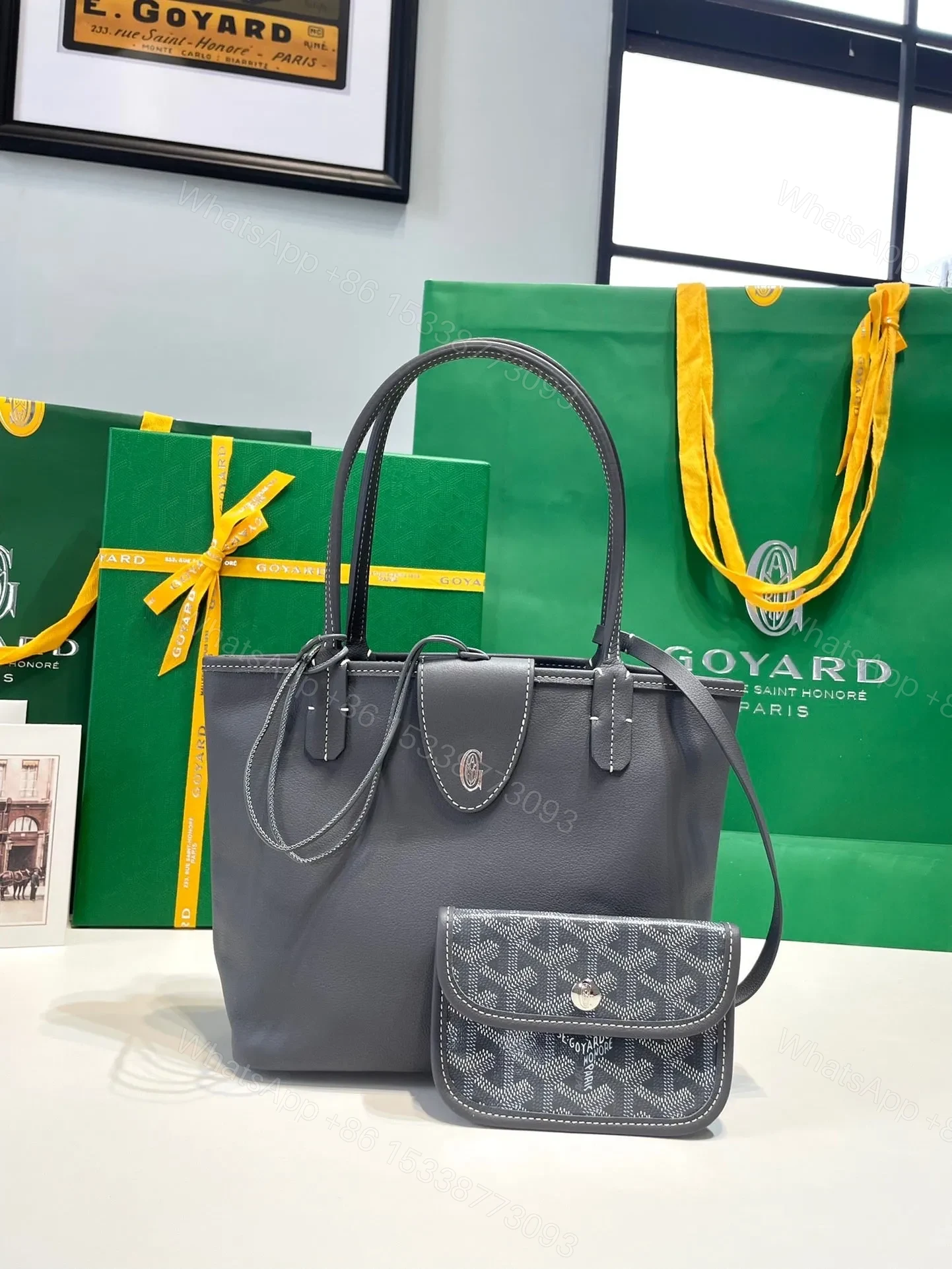 View 2 of Goyard Anjou Mini in Gray