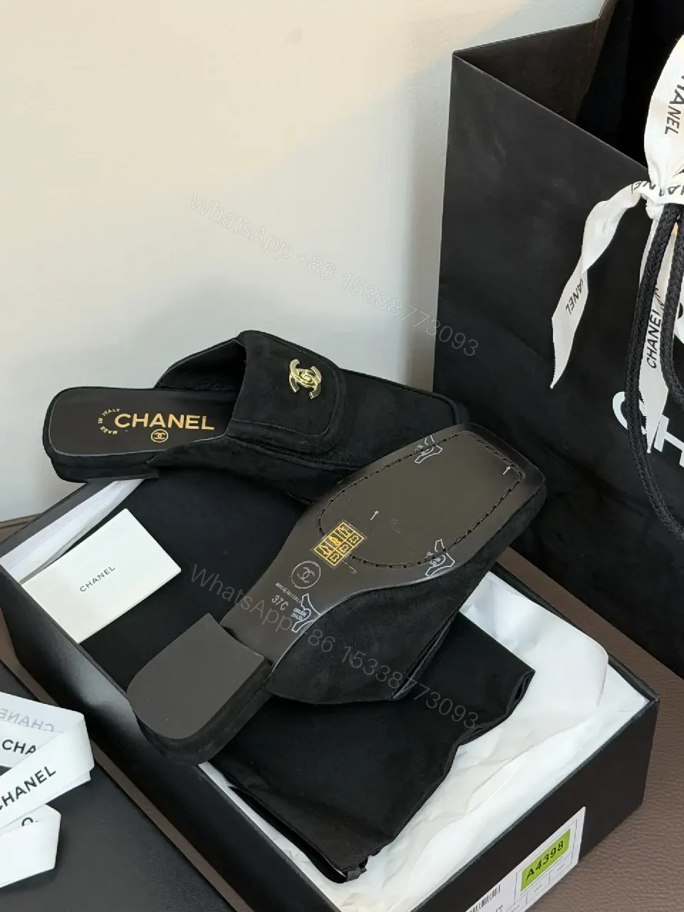 View 4 of Chic Black Mules: Minimal Luxe, All-Day Comfort, Slip-On
