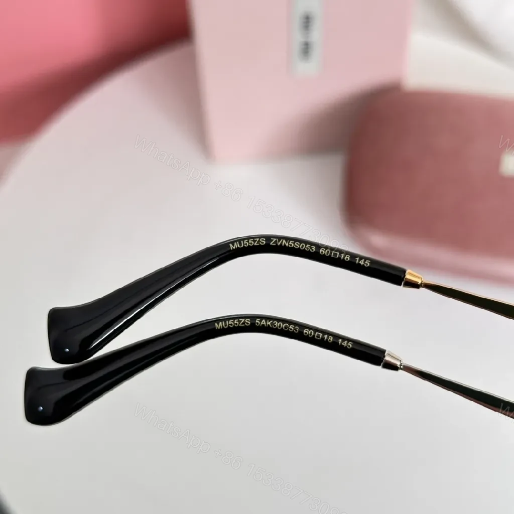 View 2 of Gold-Tone Hex Sunglasses with Cushioned Nose Pads