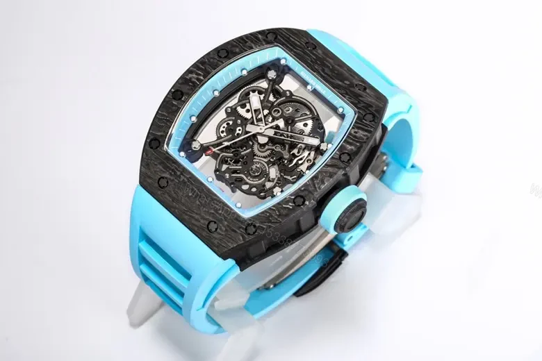 View 3 of EUR Factory Richard Mille RM055 Blue Carbon Watch