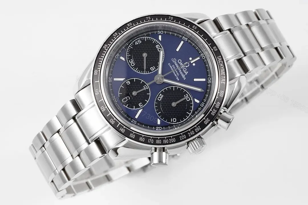 View 3 of Omega Speedmaster 326.32.40.50.06.001 Multifunction Chronograph Watch Blue Dial Stainless Steel