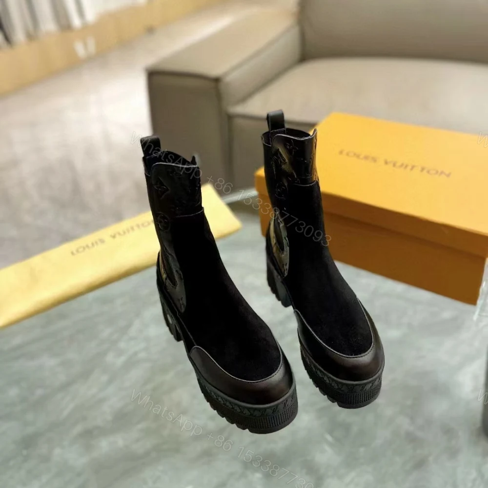 View 5 of LOUIS VUITTON LAUREATE PLATFORM CHELSEA BOOT BLACK 1AC7W6