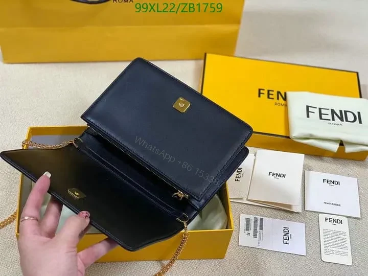 View 21 of Fendi Duplicate Chain Wallet Fendi Roma ZB1778