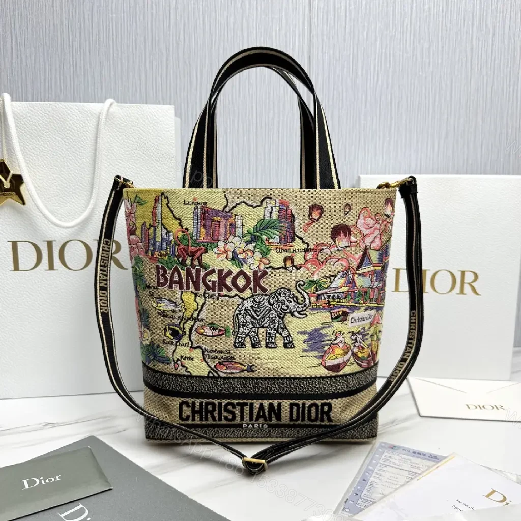 View 3 of Artful Bangkok Tote: Textured Jacquard with Signature Detailing