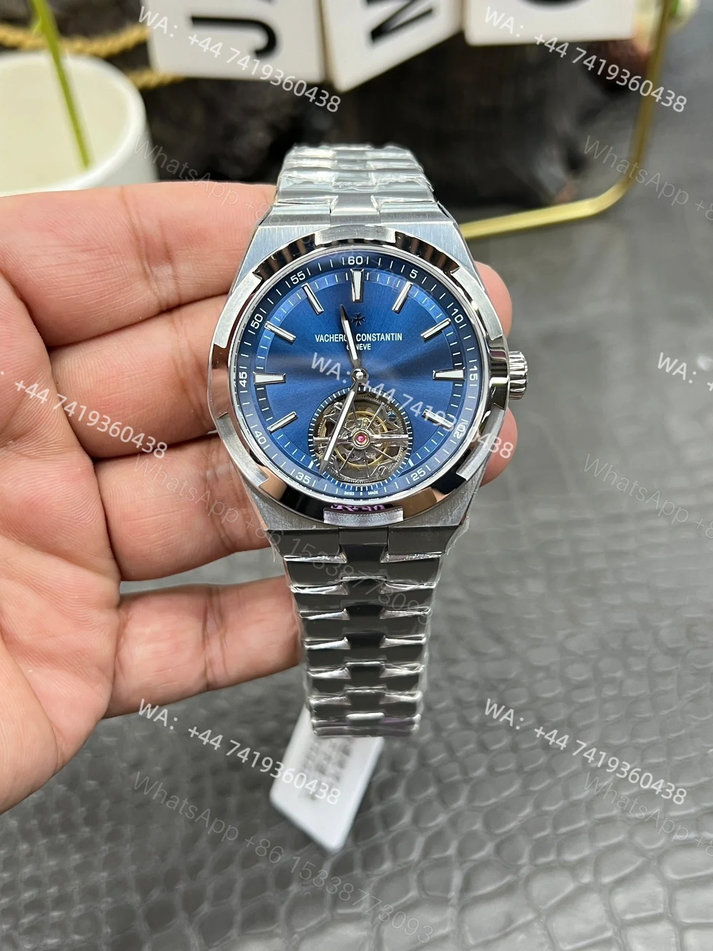 Super Clone Vacheron Constantin Overseas Tourbillon 6000V/110A-B544 Watch – 42.5mm — view 1