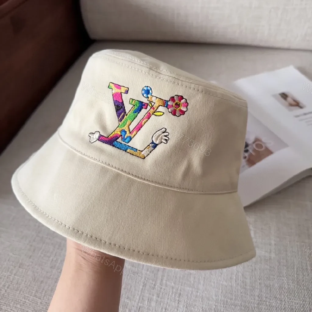 View 3 of Compact Luxury Bucket Hat - Embroidered, Unisex, Canvas Hat
