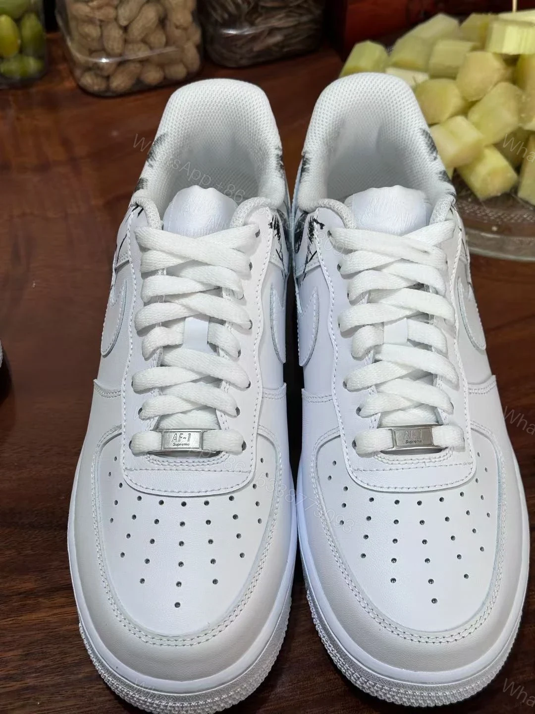 View 6 of Nike Air Force 1 Low Supreme Comme des Garcons Shirt
