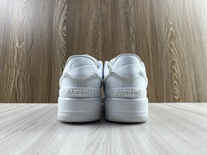 View 5 of Minimalist White Leather Sneaker with Air Comfort, Urban Style