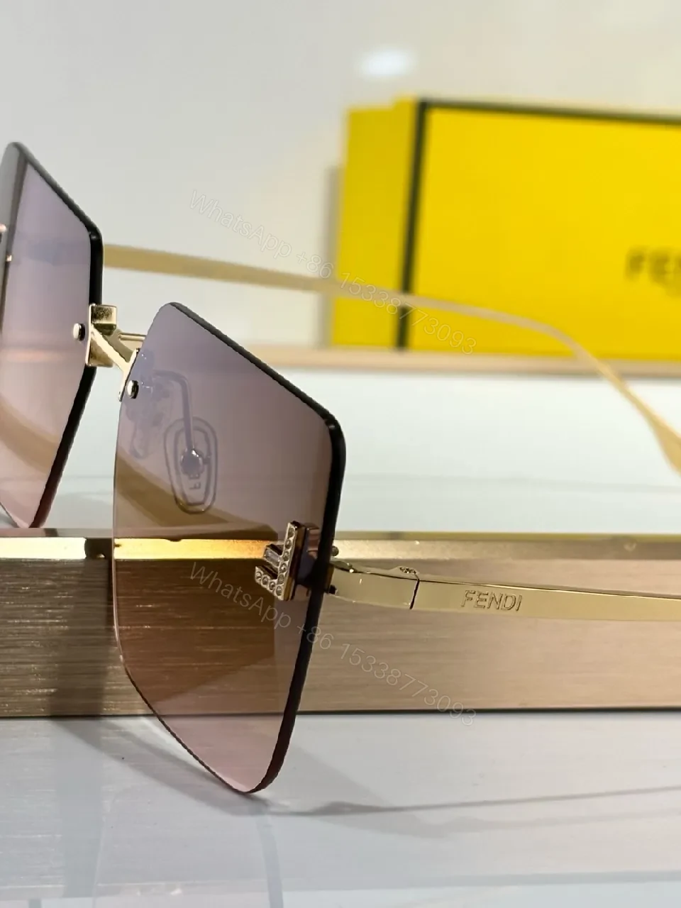 View 5 of Bold Gradient Square Sunglasses, Luxe UV Protection, Designer Flair
