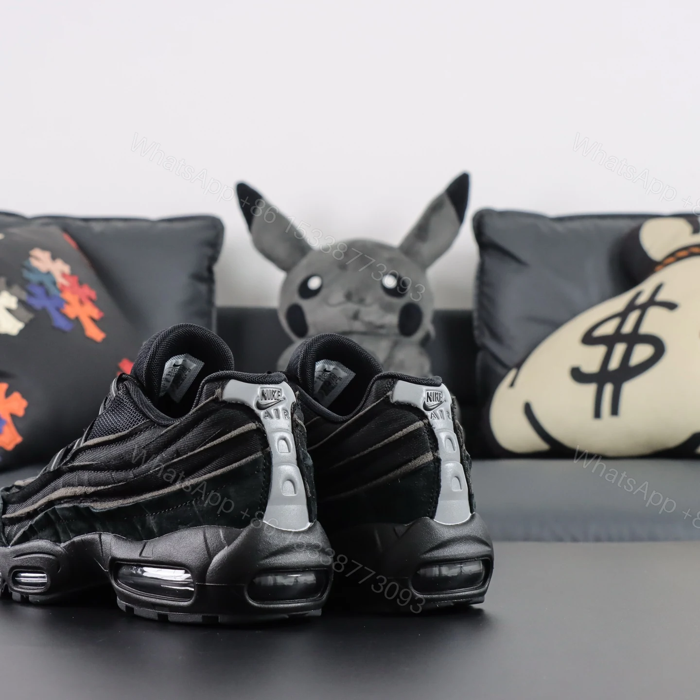 View 5 of Nike Air Max 95 Comme des Garcons Black Reps