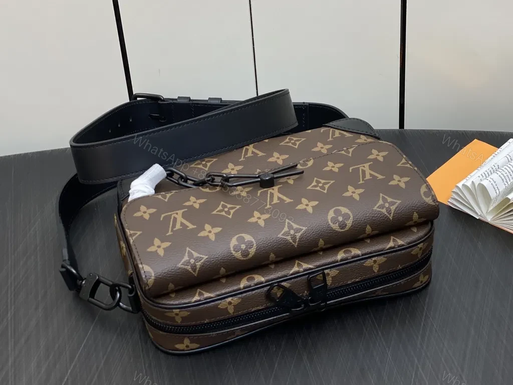 View 3 of Monogram Crossbody: Contemporary Compact Luxury Bag