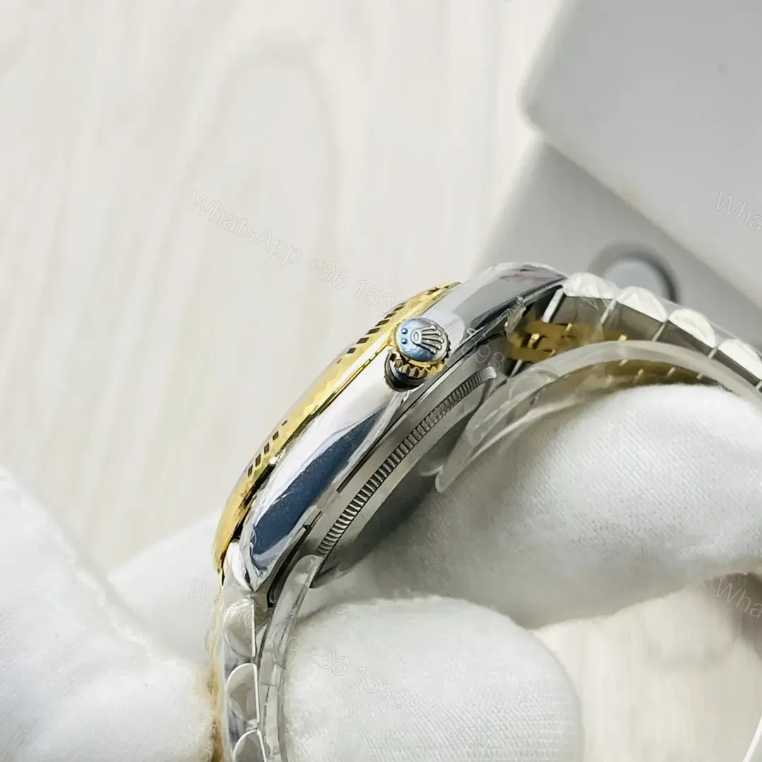 View 5 of Fake Rolex Datejust White Jubilee Best Two Tone 41MM Watch 126333-0016