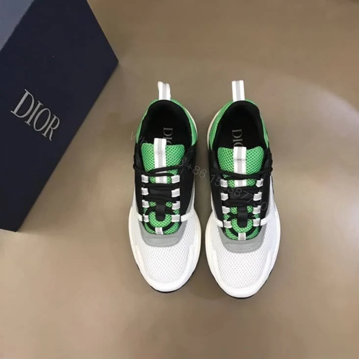 View 4 of B22 SNEAKER TECHNICAL MESH WITH AND CALFSKIN – CD98