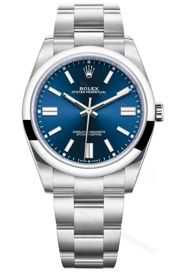 Rolex Super Clone Oyster Perpetual M124300-0003 41mm Blue Dial 3230 Movement — view 1