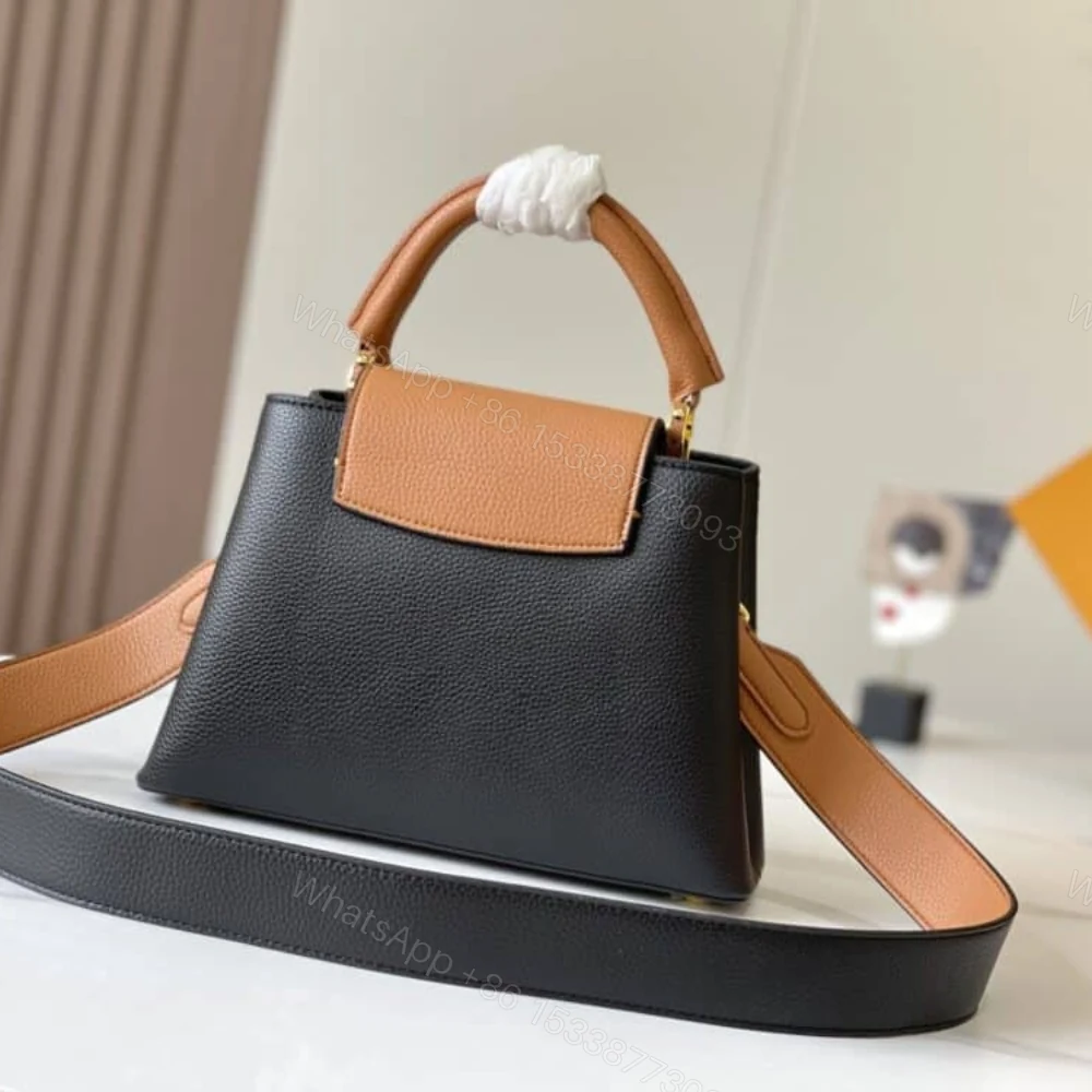 View 4 of Louis Vuitton Capucines BB Black Arizona 27Cm M59466