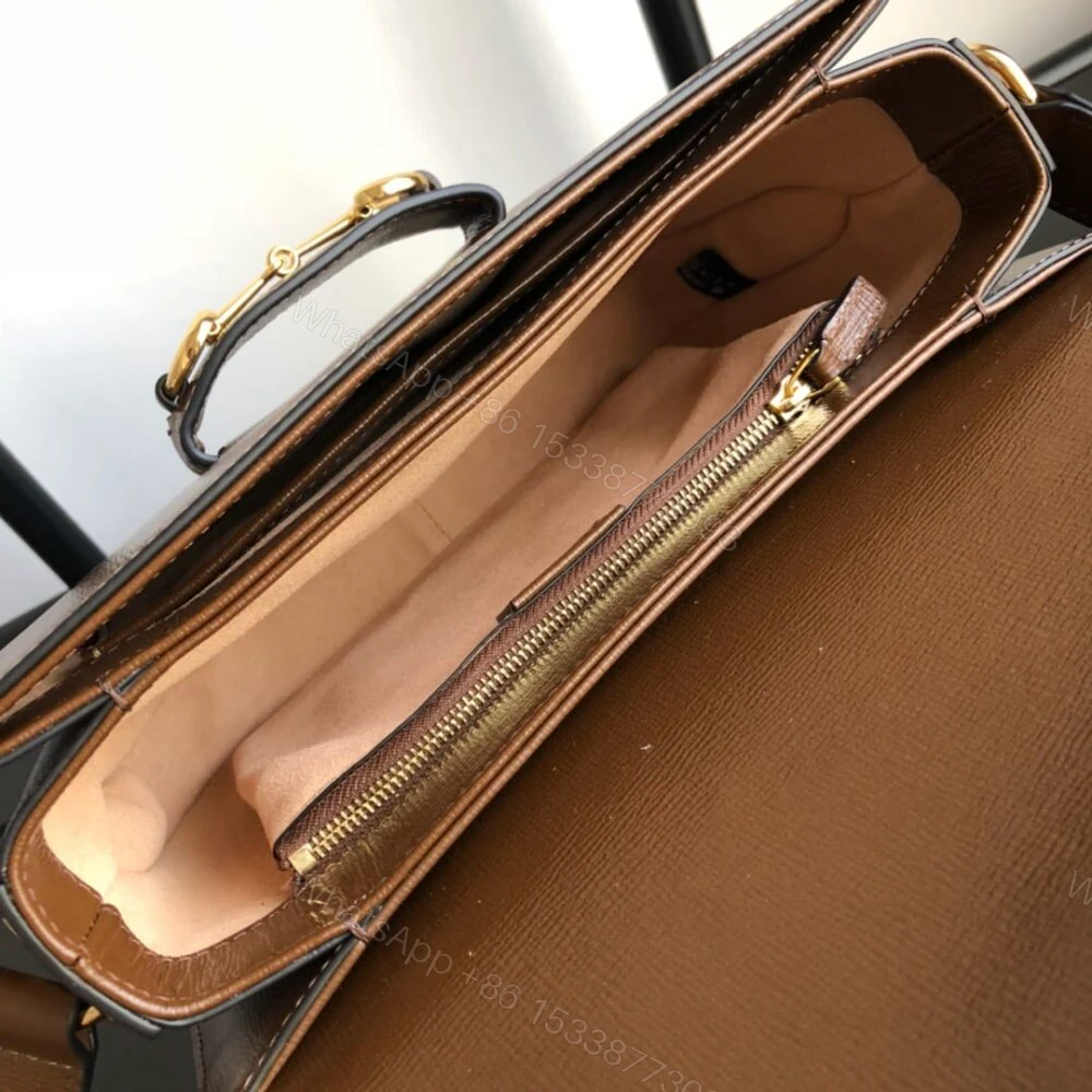View 6 of Gucci Horsebit 1955 Shoulder Bag Brown 25Cm 602204 1DB0G 2361