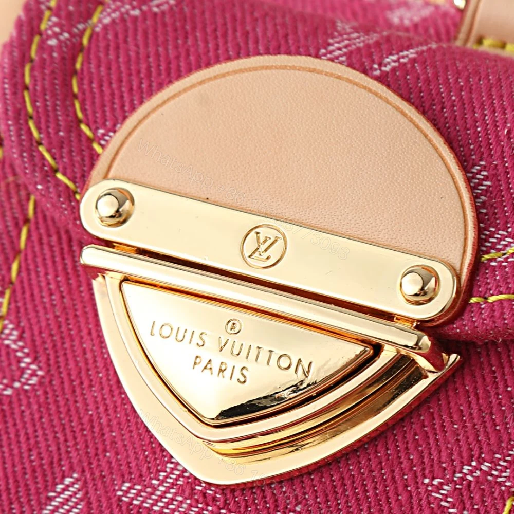 View 9 of Louis Vuitton Nano Speedy Pink Denim 16cm M27603