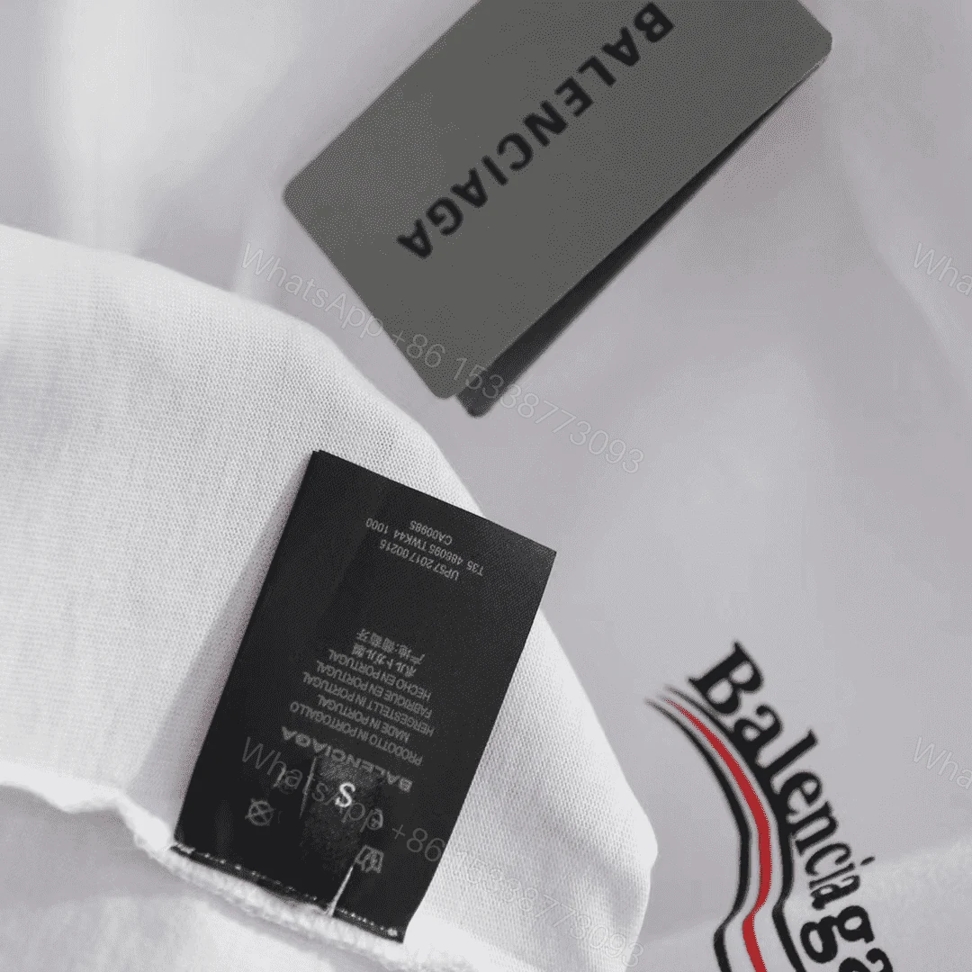 View 5 of BALENCIAGA POLITICAL CAMPAIGN SMALL FIT T-SHIRT IN WHITE VINTAGE JERSEY – BB38
