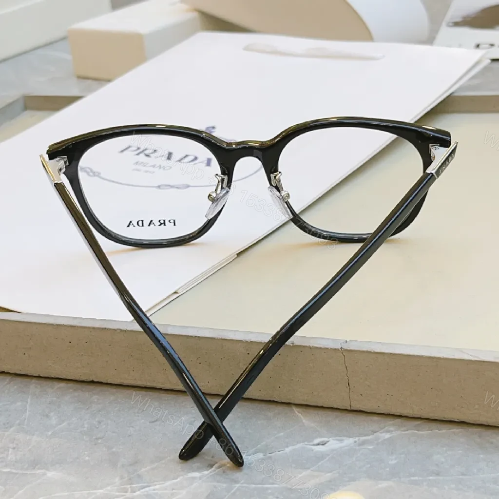View 11 of Chic Transparent-Frame Eyewear with Caramel Accents (60)