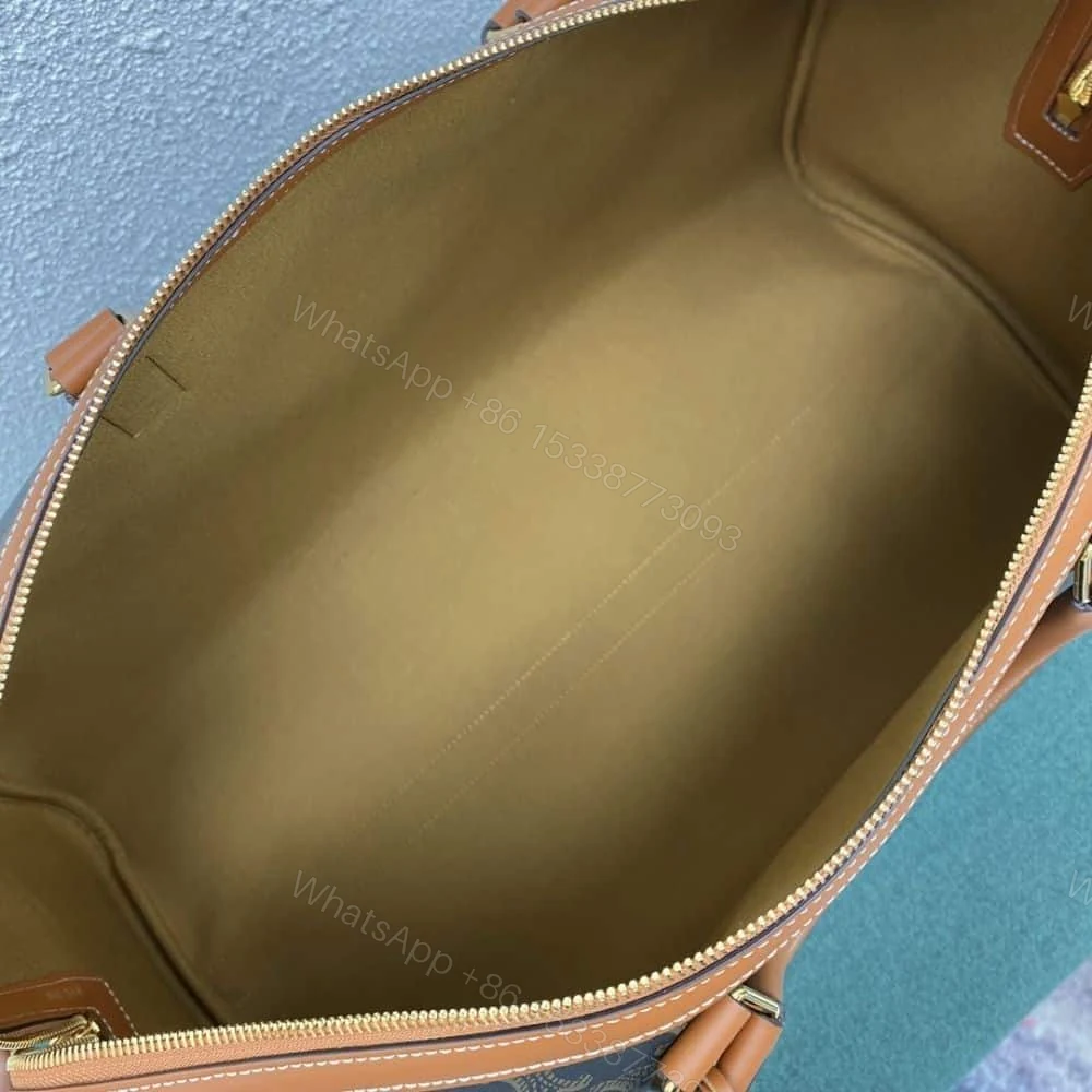 View 7 of CELINE LARGE TRAVEL BAG IN TRIOMPHE CANVAS TAN 50CM 191472CYX 04LU