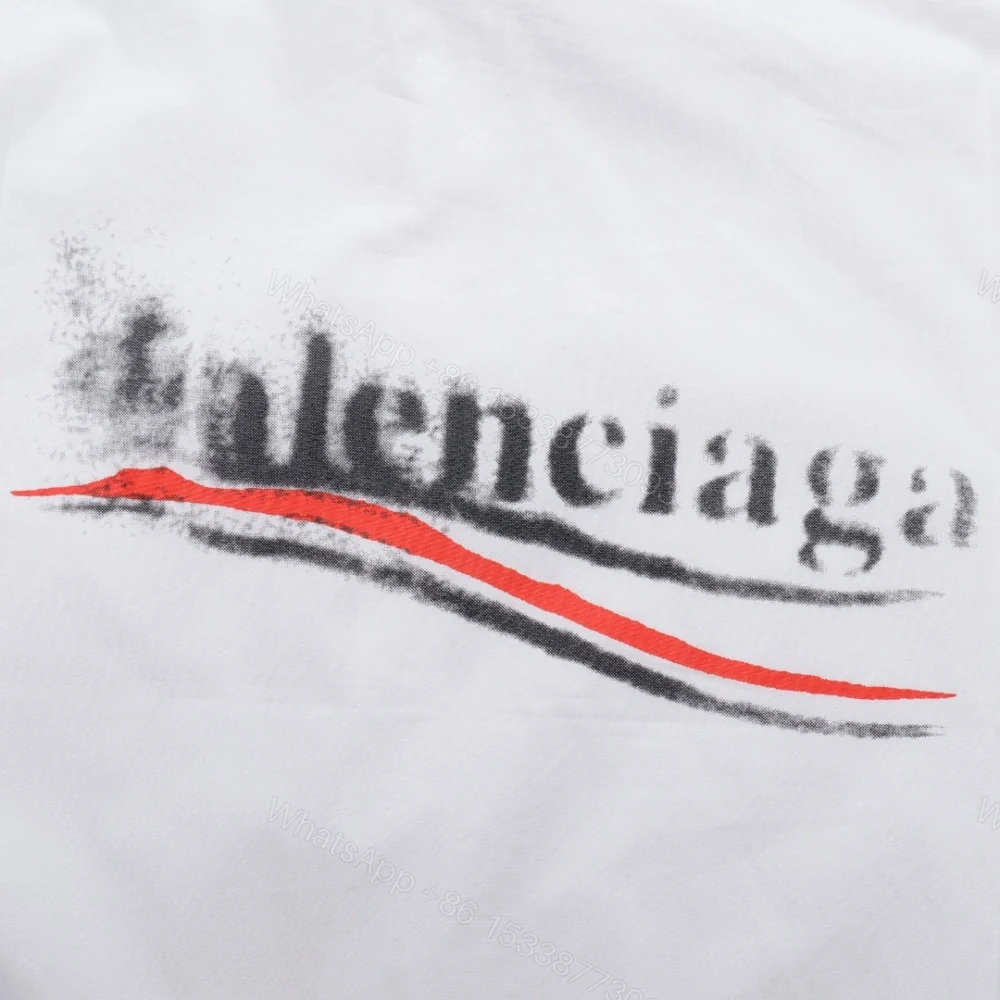 View 8 of 高仿Balenciaga*SS24系列790731背後可樂LOGO襯衫白色
