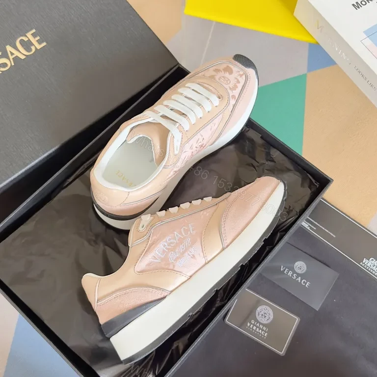 View 3 of Soft Blush Leather High-Tops: Luxe Comfort Sneakers
