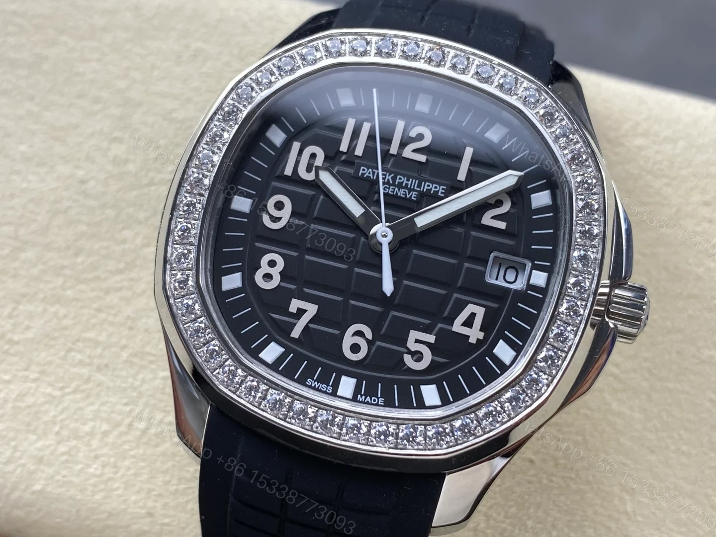 View 3 of Patek Philippe Aquanaut Luce Quartz Stainless Steel Black 5267/200A-001