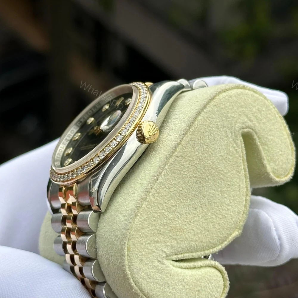 View 5 of Rolex Oyster Perpetual Datejust Silver Diamond 36mm 116243