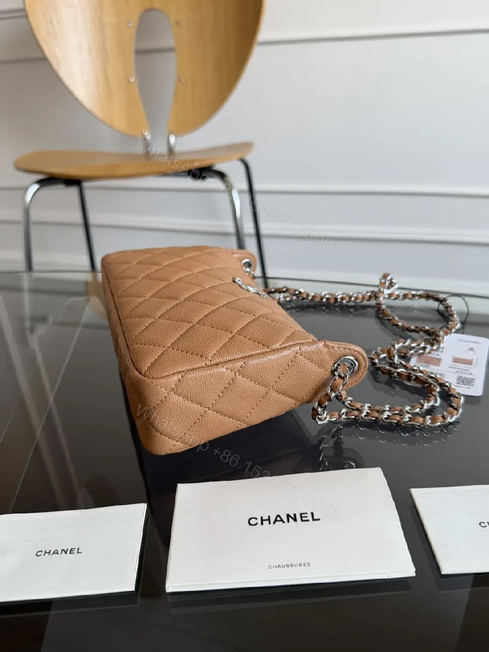 View 7 of Quilted Leather Shoulder Bag: Elegant Compact Chic, Everyday Luxury