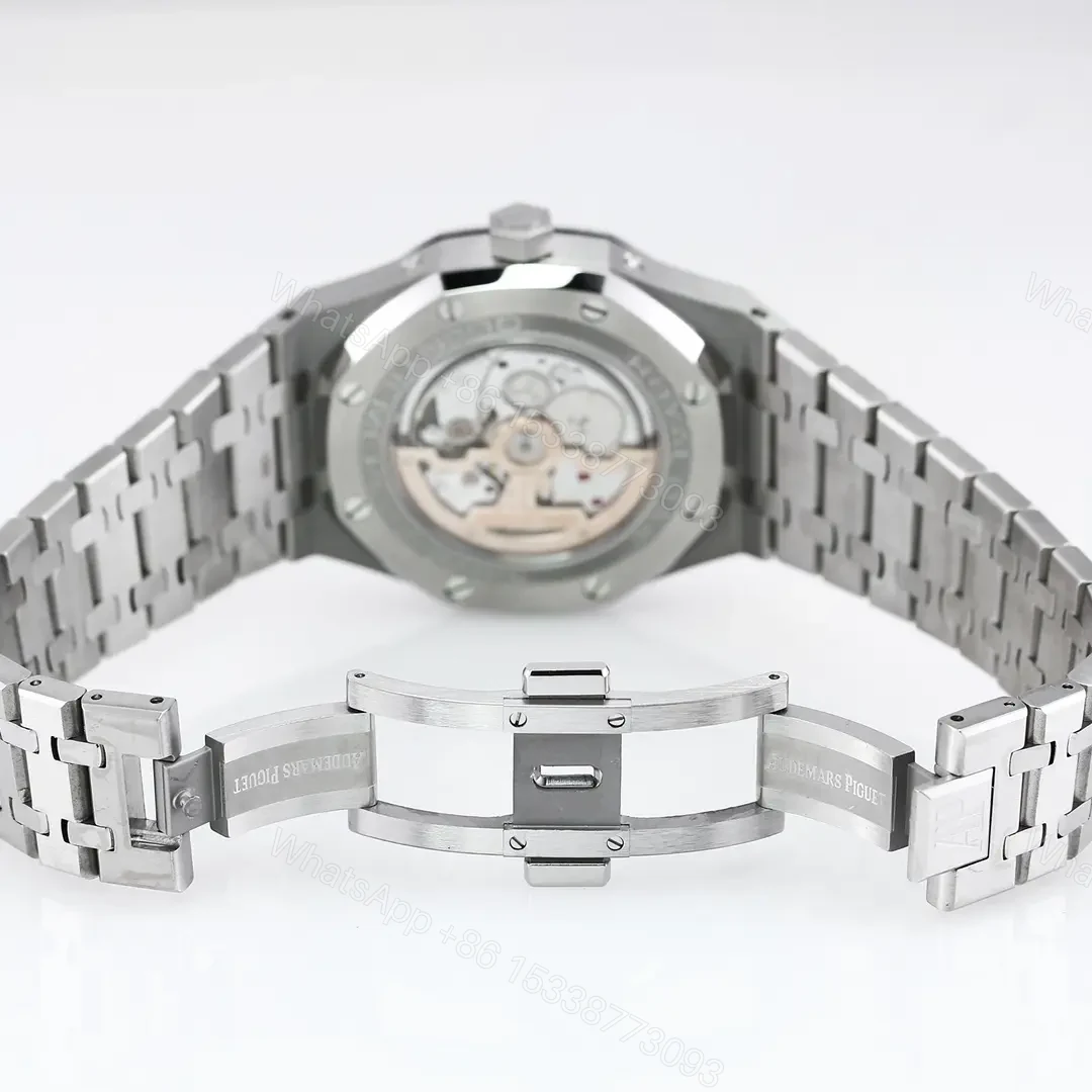 View 3 of R8 Factory Audemars Piguet Royal Oak Perpetual Calendar Watch, Blue Dial, Stainless Steel Case and Bracelet, Ref. 26574ST.OO.1220ST.03