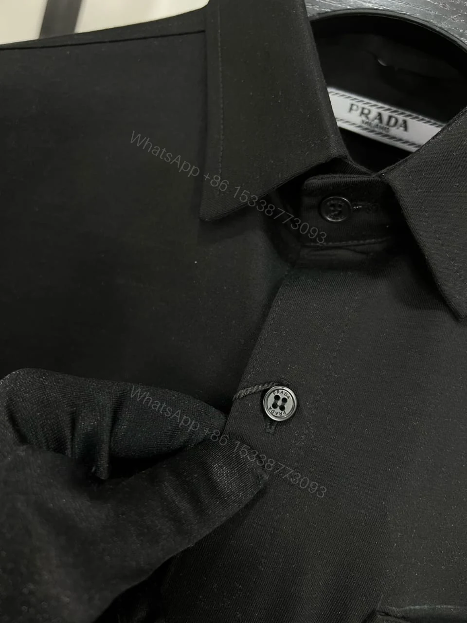 View 8 of PRADA IMPORTED MERCERISED LYCRA FABRIC FULL SLEEVE SHIRTS