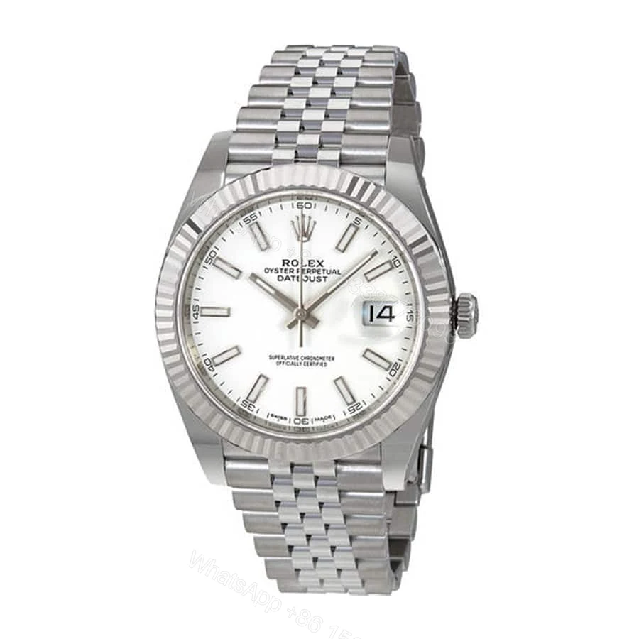 View 2 of Rolex Datejust 126334WSJ White Dial Jubilee Super Clone