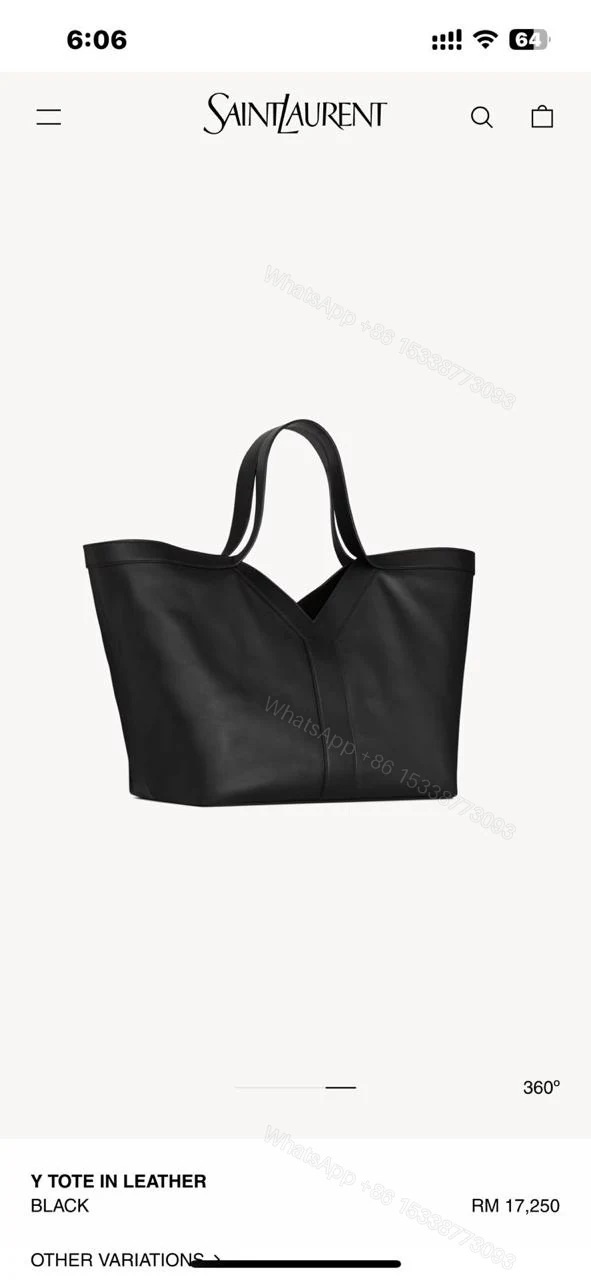 View 4 of FIRST COPY YSL Y LARGE TOTE BAG For ladies