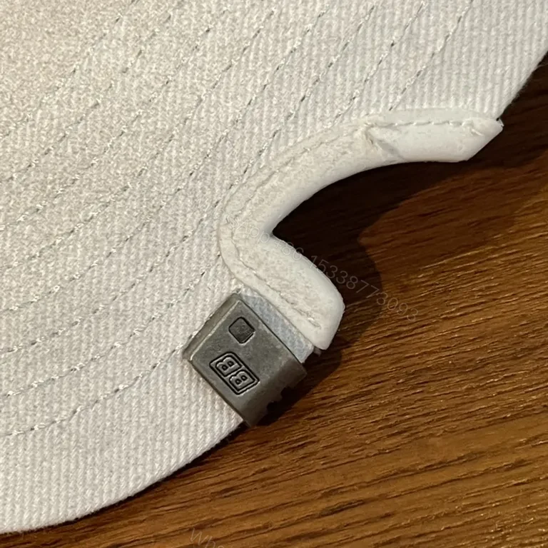 View 8 of Two-Tone Denim-Style Cap with Balenciaga Logo