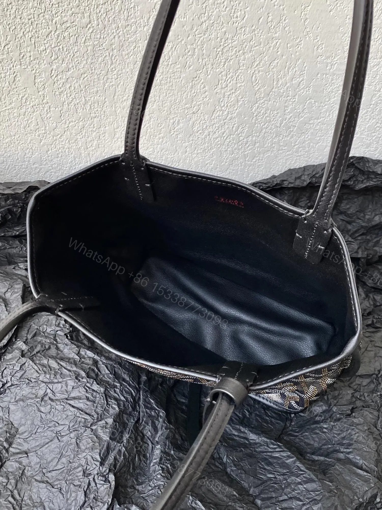 View 5 of GOYARD Goyardine Reversible Mini Anjou Black 1661918