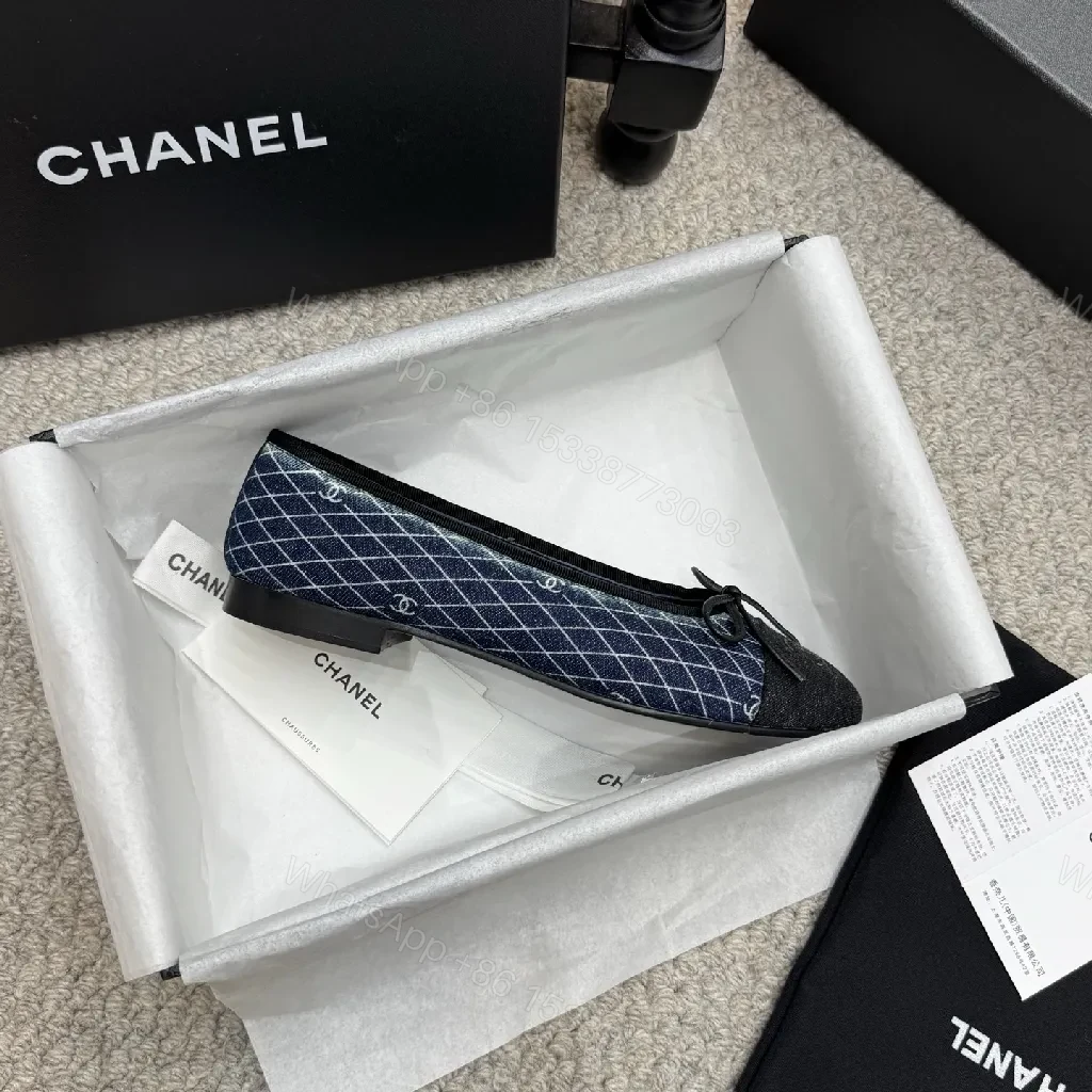 View 8 of Textured Chanel-Inspired Ballet Flats: Polished Everyday Comfort
