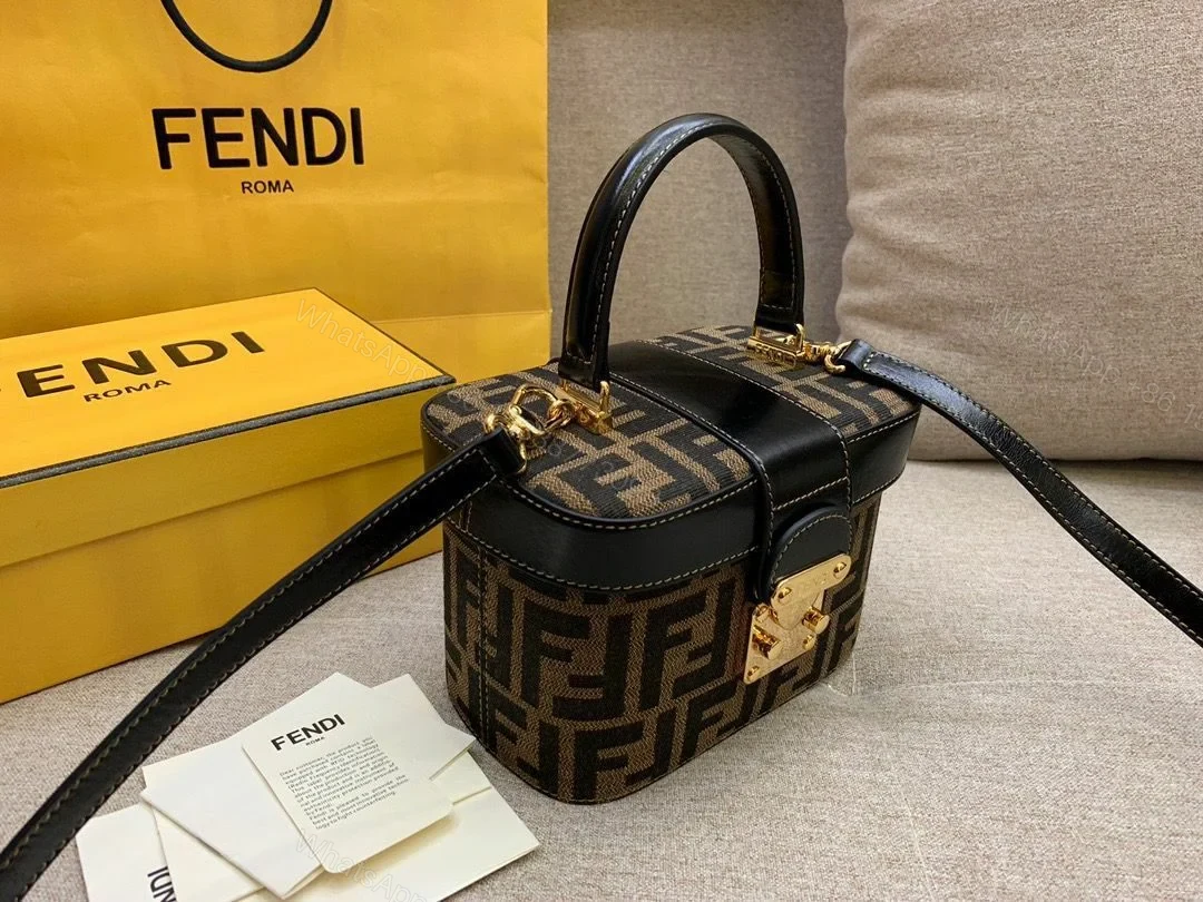 FENDI Zucka Vanity 2way Hand Shoulder Bag — view 1