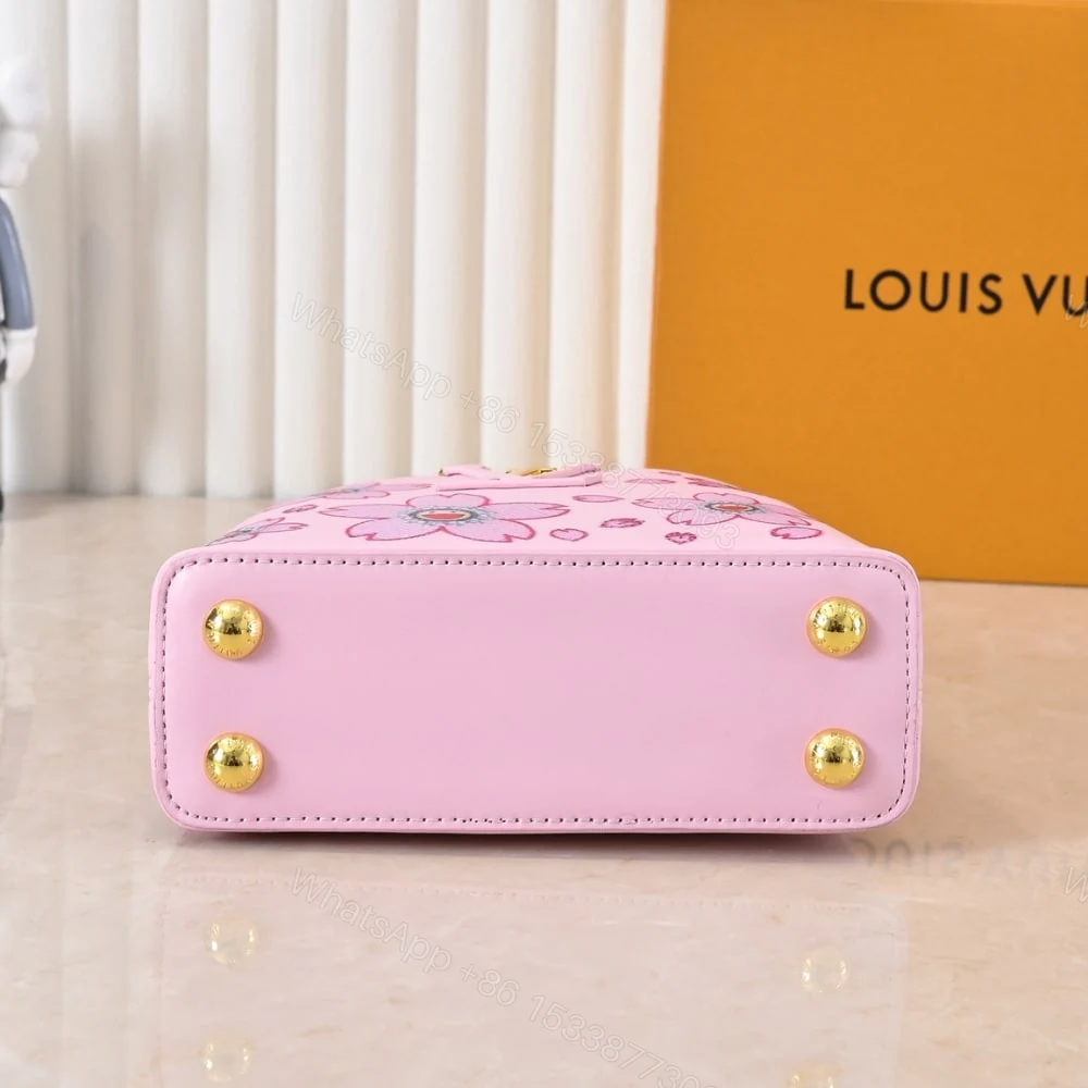View 4 of Louis Vuitton X Takashi Murakami Capucines Mini Pink 21Cm M13249