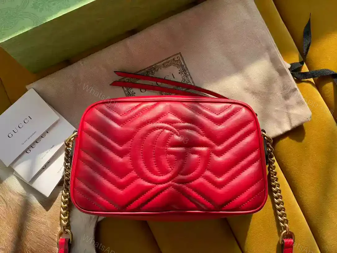 View 3 of GG MARMONT MATELASSÉ SMALL SHOULDER BAG – GBC091