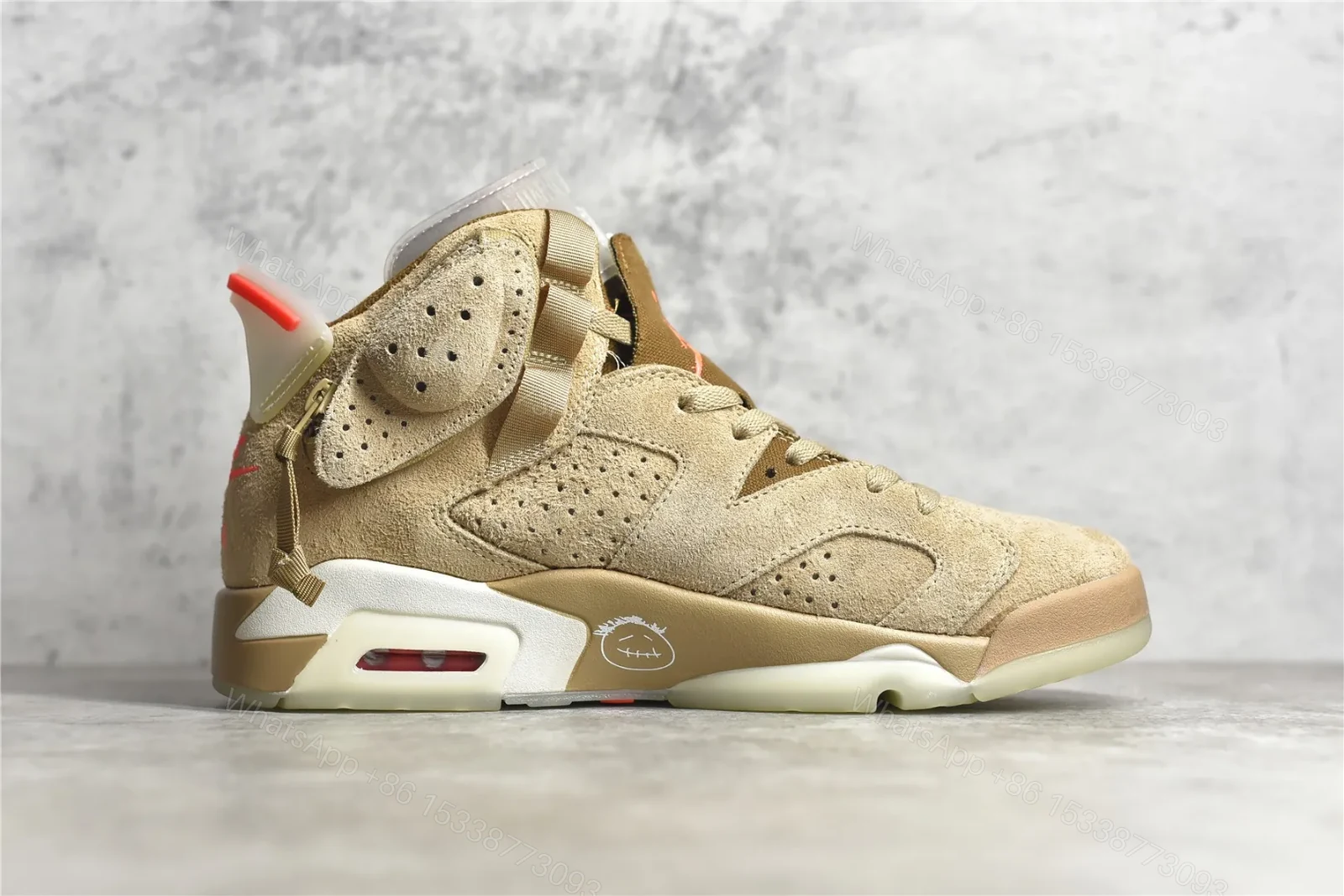 View 5 of Travis Scott x Air Jordan 6 retro sp British Khaki Reps