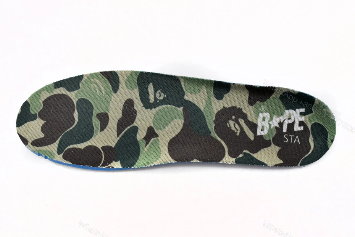 View 5 of Cheap Bape Sta Low White Green Camouflage 1H20-191-045(BapeSta)