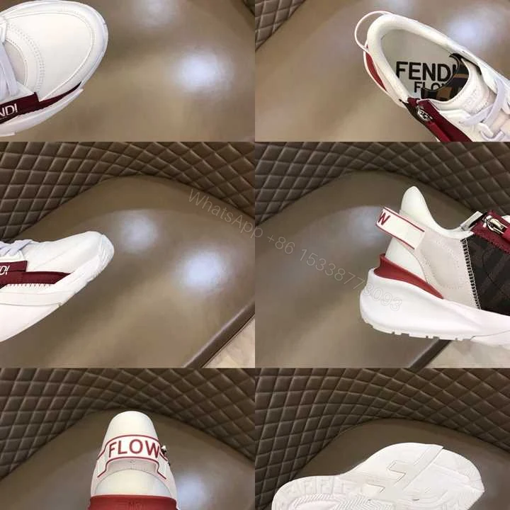 View 4 of FENDI CHUNKY LACE-UP TRAINERS – FD25