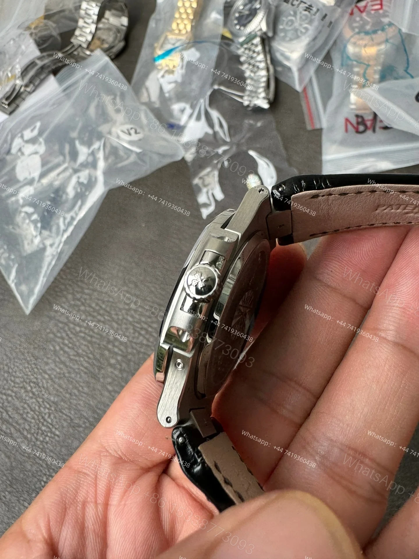 View 7 of Patek Philippe Super Clone Nautilus 5712G-001 Grey Dial Moon Phase 40MM