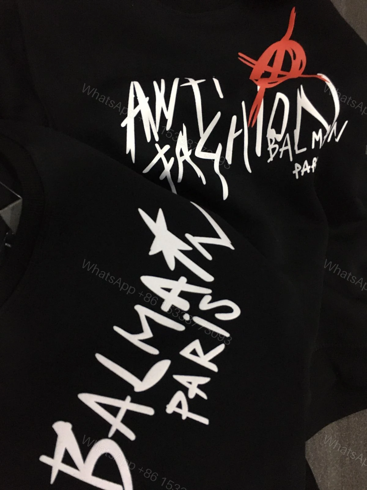 View 5 of FIRST COPY BALMAIN PREMIUM ROUND NECK SWEATSHIRTS