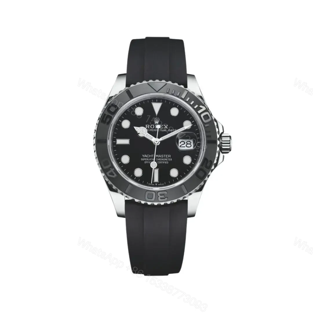 Replica Rolex YACHT-MASTER 42 White gold 2022 — view 1